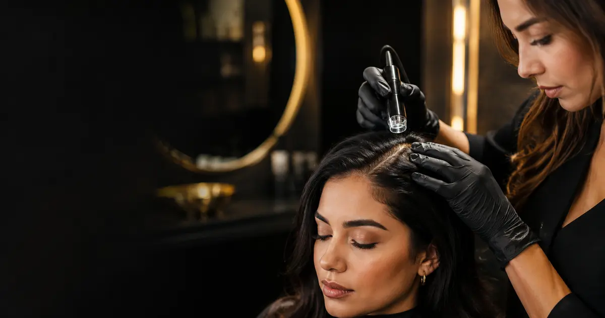 Dermopurificación y limpieza profunda del cuero cabelludo en 8.72 Hair Salon